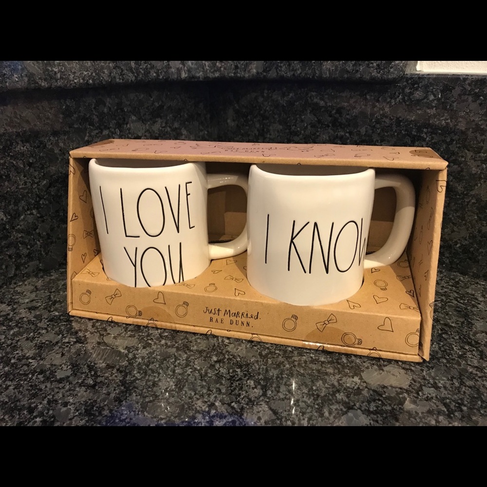 Rae Dunn I Love You I Know Star Wars Mug Set